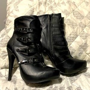 Heeled Boots, lightly used